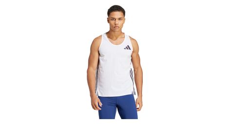 Adidas performance adizero promo tank top weiß s