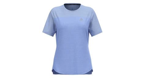 Camiseta de ciclismo de montaña odlo x-alp linencool azul para mujer