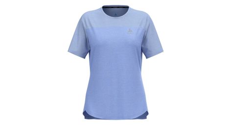 Camiseta de ciclismo de montaña odlo x-alp linencool azul para mujer s