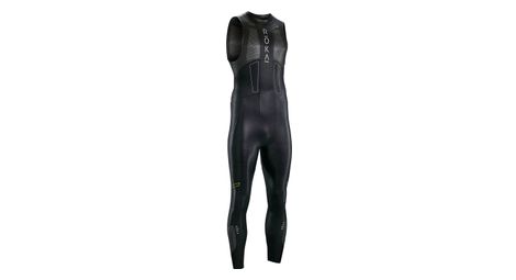 Traje de neopreno sin mangas Roka Maverick ProMax negro/gris para hombre