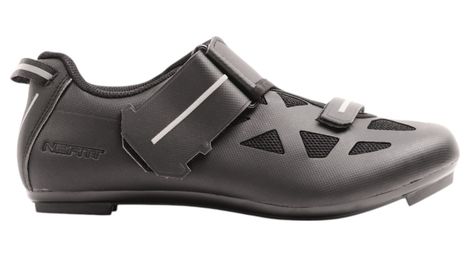 Ein Paar Neatt Asphalte Tri Tri Triathlonschuhe Schwarz