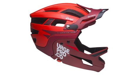 Urge gringo de la pampa helmet with removable chinstrap red