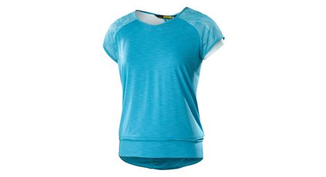 Maillot manches courtes femme mavic echappee bleu