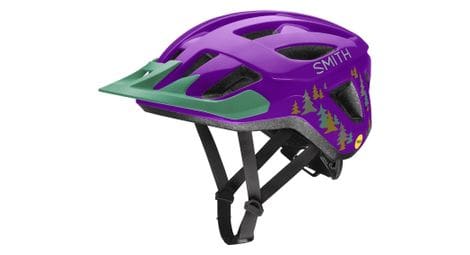 Smith wilder jr. mips purple green ys kinder mtb helm (48-52 cm)