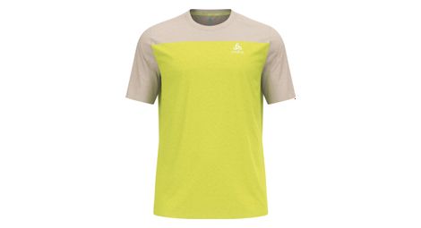 T-shirt vtt odlo x-alp linencool beige/vert