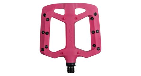 pair of pink funn taipan flat pedals