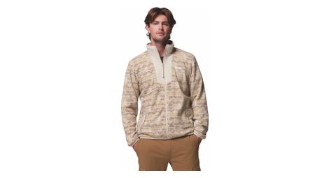 Veste polaire columbia sequoia grove printed beige