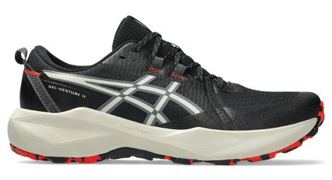 asics gel venture 11 black red men s trail running shoes