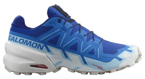 Salomon speedcross 6 trail shoes blue/white 45.1/3