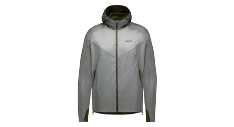 Wärmeisolierende jacke gore wear r5 gore-tex grau/khaki l