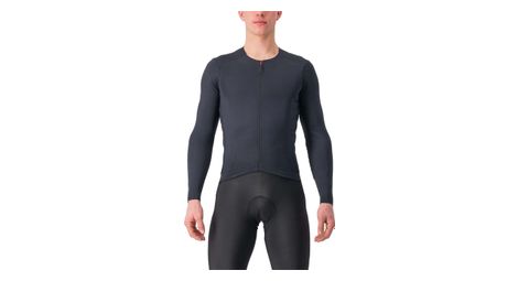 Maillot castelli fly ls manga larga negro