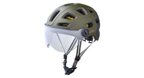 Cairn quartz visor led usb mips khaki urban helm