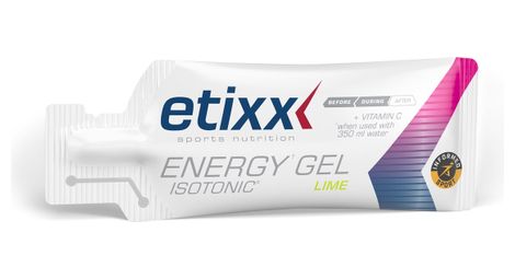 Etixx gel énergétique isotonic citron vert 12x40g