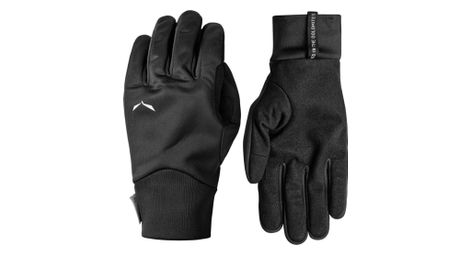 Guantes de invierno Salewa Ortles Windstopper Negro