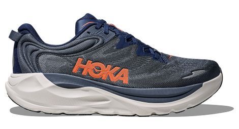 Zapatillas de running Hoka Gaviota 6 azul/naranja para hombre
