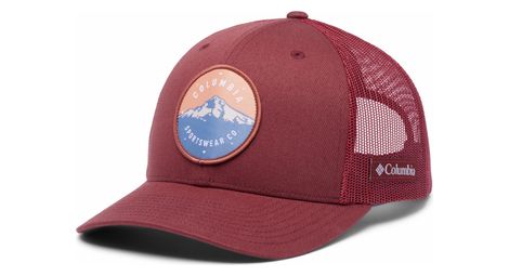 Casquette unisexe columbia mesh snapback bordeaux