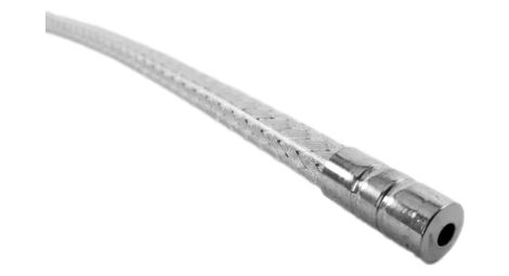 Câbles et Gaines Dérailleurs Multidimensions VéloOrange VO Metallic Braid Derailleur Cable Kits Argent