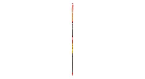 Tsl outdoor carbon 4 cork cross fire foldable 4-spoke trail poles yellow/red