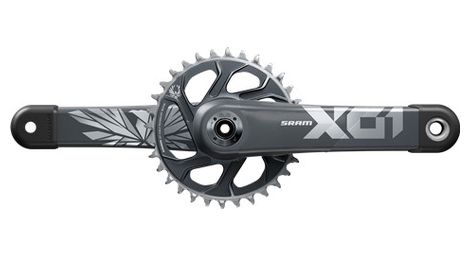 Sram x01 eagle 12v superboost+ direct mount lunar polar grey guarnitura 32 denti (senza custodia)