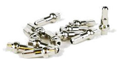 Packung mit 40 Ice Fast-Speichenköpfen Typ DSN Silber