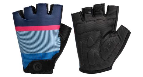 Gants Velo Rogelli Impress II - Femme - Bleu/Rose/Noir