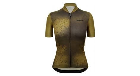 Maillot santini fango mujer manga corta verde l