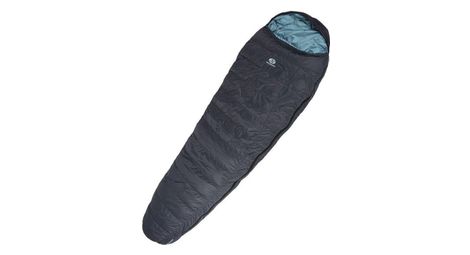 Sac de couchage momie SirJoseph trekking Rimo II 600-Droite 200 cm-gris foncé