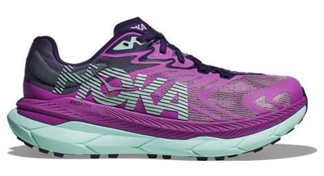 Zapatillas de trail running hoka tecton x 2 azul violetapara mujer