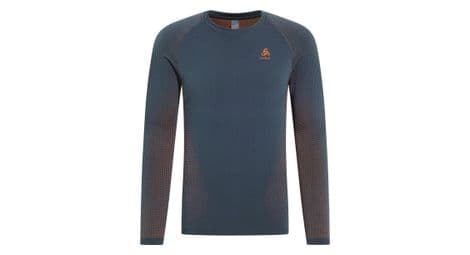 Odlo performance warm technisches t-shirt blau