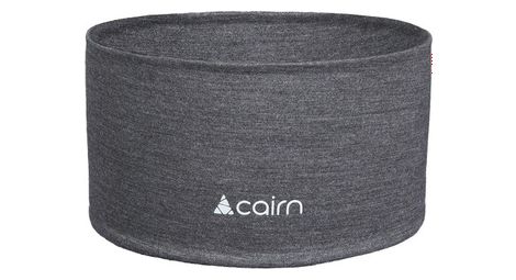 Bandeau unisexe cairn merino noir chiné