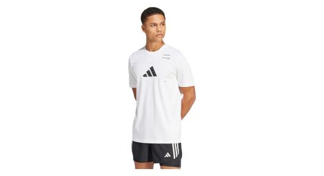 Maglia a manica corta adidas performance athetics bianco l