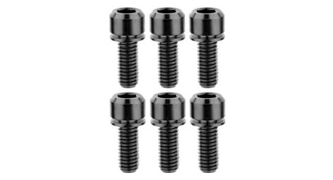 Kit de 6 Vis Titane pour Potence Title ST2 Noir