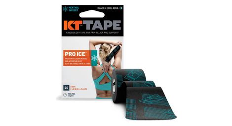 Nastro kinesiologico KT Tape Pro Ice Nero