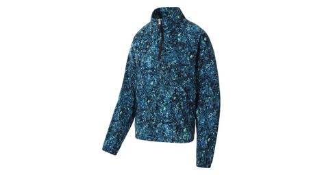 Forro polar the north face print class v po azul mujer m