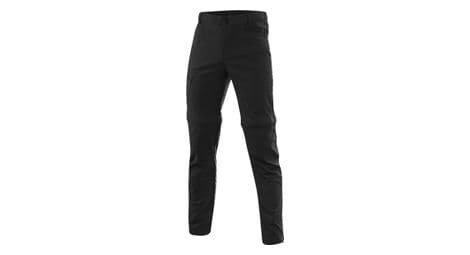 Loeffler pantalon de randonnée zippé pour hommes csl - noir