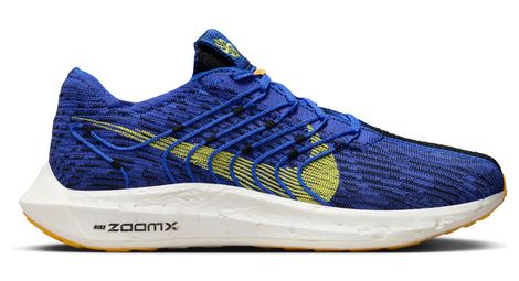 Nike pegasus turbo flyknit next nature blue yellow running shoes