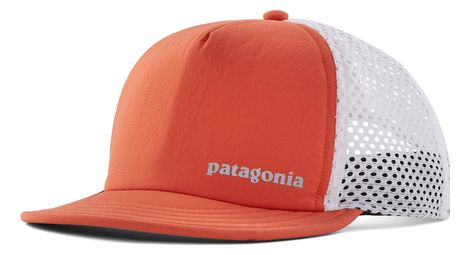 Casquette unisexe patagonia duckbill shorty trucker orange blanc