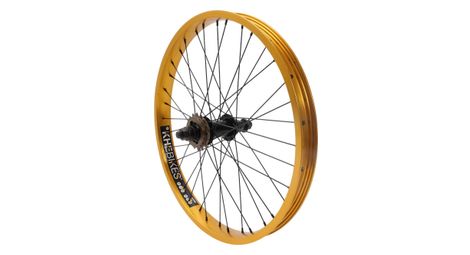 Roue arrière BMX KHE PRISM 20 pouces or