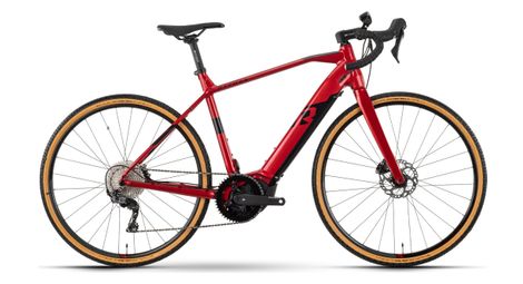 Vélo de gravel electrique raymon gravelray e 7.0 shimano grx 11v 500wh 700mm rouge