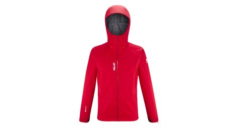 Chaqueta impermeable millet kamet light gore-tex rojo