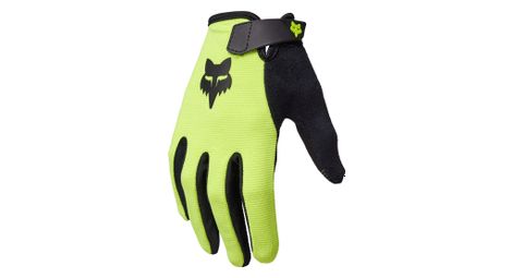 Gants Longs Enfant Fox Ranger Jaune/Noir - Produit Reconditionné