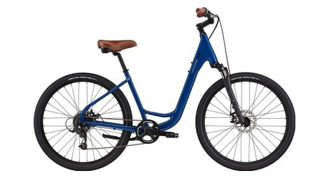 Velo de ville cannondale adventure 2 microshift 7v 27 5 bleu