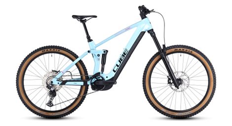 Cube stereo hybrid 160 hpc race 625 27.5 mtb elettrica full suspension shimano deore 12s 625 wh 27.5'' ice blue