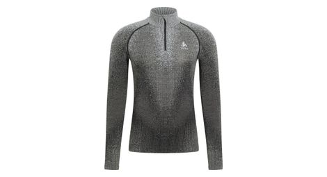 Capa interior Odlo 1/2 Cremallera Blackcom Gris
