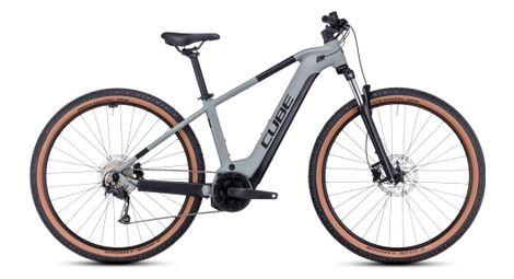 Vtt electrique semi rigide cube reaction hybrid performance 625 shimano alivio 9v 625 wh 27 5 gris v