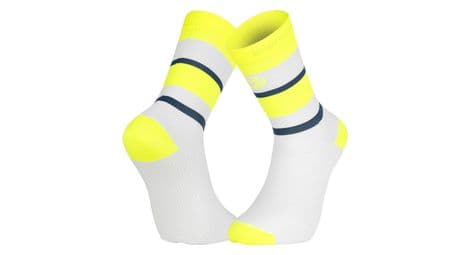 Chaussettes bv sport light haute ibiza blanc jaune