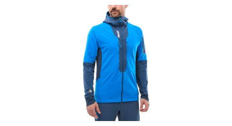 Polaire à capuche millet pierra ment hoodie bleu homme