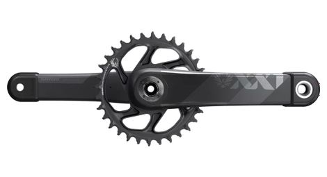 Sram xx1 eagle dub boost kurbelgarnitur cannondale-ai 12v direct mount kettenblatt 34 zähne (ohne gehäuse) grau