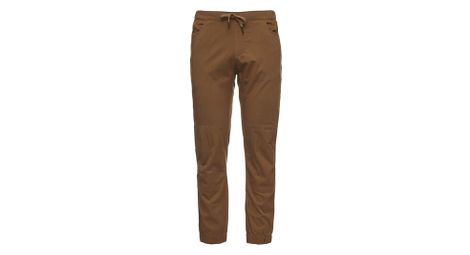 Pantaloni da arrampicata black diamond notion - uomo marroni xl