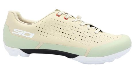 sidi asper laces beige unisex gravel shoes